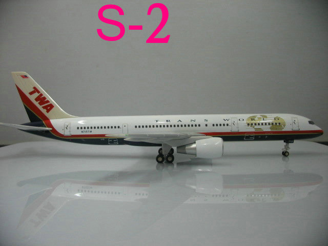 包邮StarJets1:200环球航空公司 波音757 发动