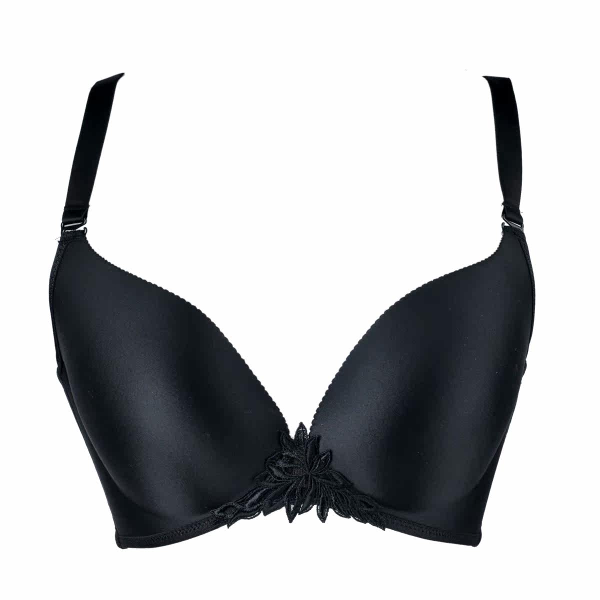 曼妮芬专柜正品-零束缚无钢圈<em>立体杯</em>聚拢<em>文胸</em>