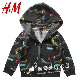 人气H&M汽车总动员绒衣帽衫外套86-122尺码【青青外贸衣店】5119预览图