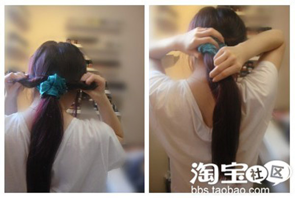 美爆<em>全球</em>~一分钟搞定日<em>好看的</em>中分<em>发型</em>系扎发