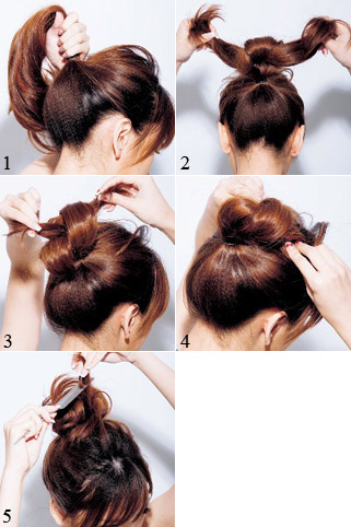 3款夏日时尚发型清凉发怎样<em>盘头发简单</em>好看型