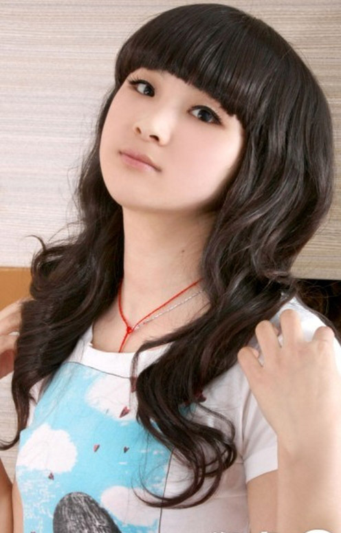 齐刘海直发发型diy<em>夏日</em>百变<em>造型</em>最爱BOBO头