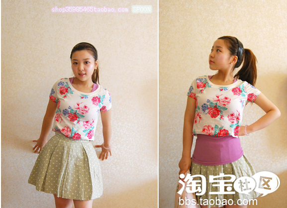 〓淘宝网女装羊绒大衣<em>韩国孪生姐妹</em>花〓演绎甜